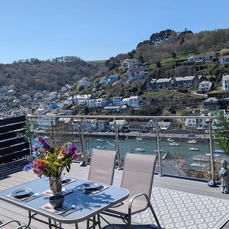 The Hillocks, Looe - Two Bedroom House With Fabulous Views Of Looe Town And Harbour Bagian luar foto